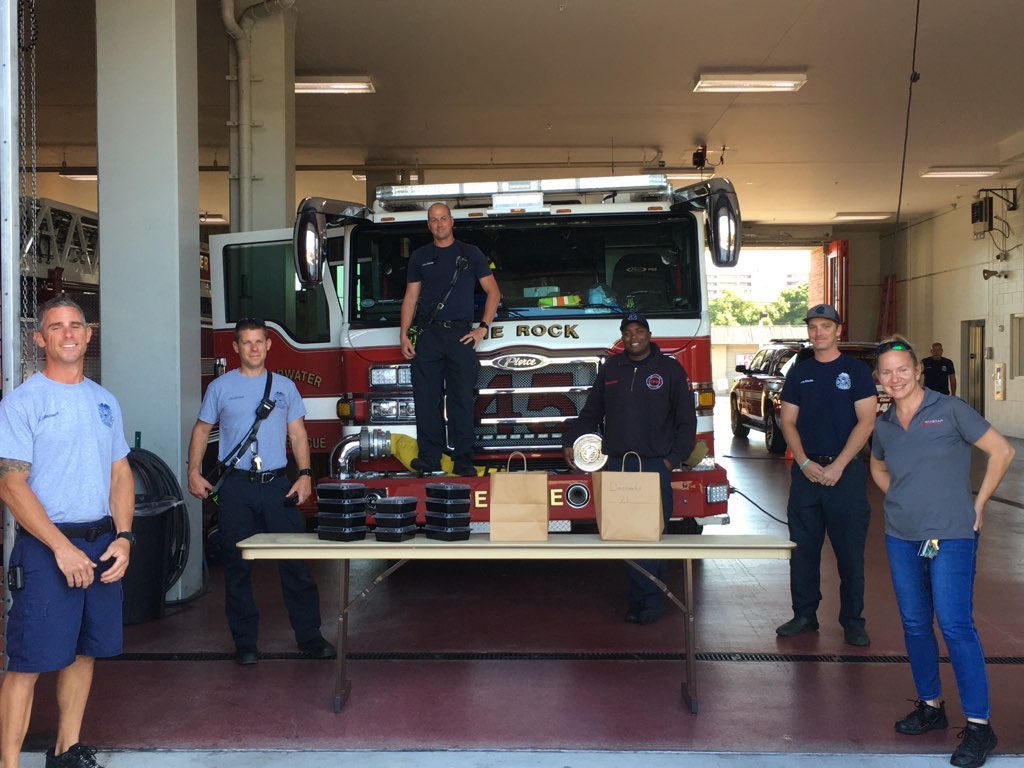clearwaterfire's tweet photo. Thank you to @ClearwaterArea for its #AttitudeofGratitude program that feeds #FirstResponders and supports local restaurants as well. Our crews enjoyed a great dinner from Island Way Grill over the weekend. https://t.co/2MHRRfj1Q2