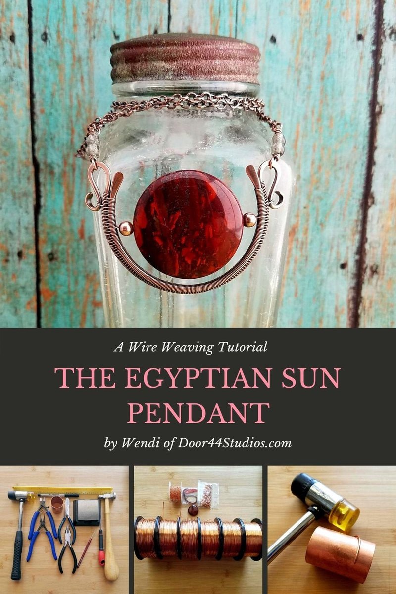 door44studios's tweet photo. A Wire Weaving Tutorial: The Versatile Egyptian Sun Pendant by Wendi of Door 44 Studios https://t.co/5HfUg47su8 #MyNewTag #Door44Studios #Etsy #WireWrapTutorial https://t.co/YIUG8BDDKp