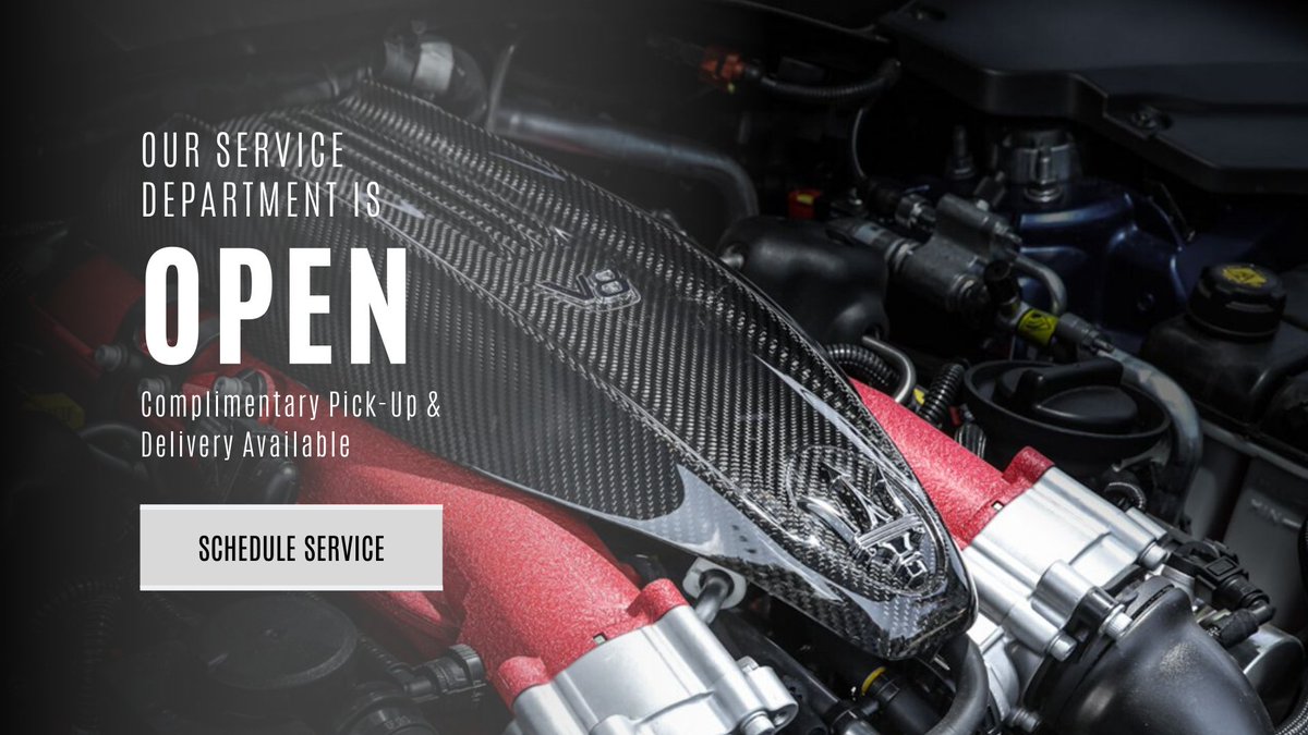 MaseratiofATL's tweet photo. Our Service Department is open and offering complimentary pick-up and delivery service (within 20 miles of the dealership). Don't wait until we have 2 or even 3 week wait times again---get your #Maserati ready for Summer now! https://t.co/CeYAqphZLi