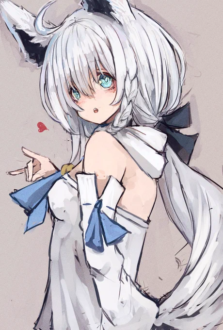 フブキちゃんrkgk
#絵フブキ 