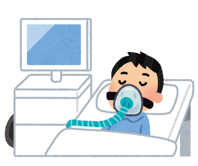 人工呼吸器と酸素マスクの違いをわかりやすく解説する画像 Togetter