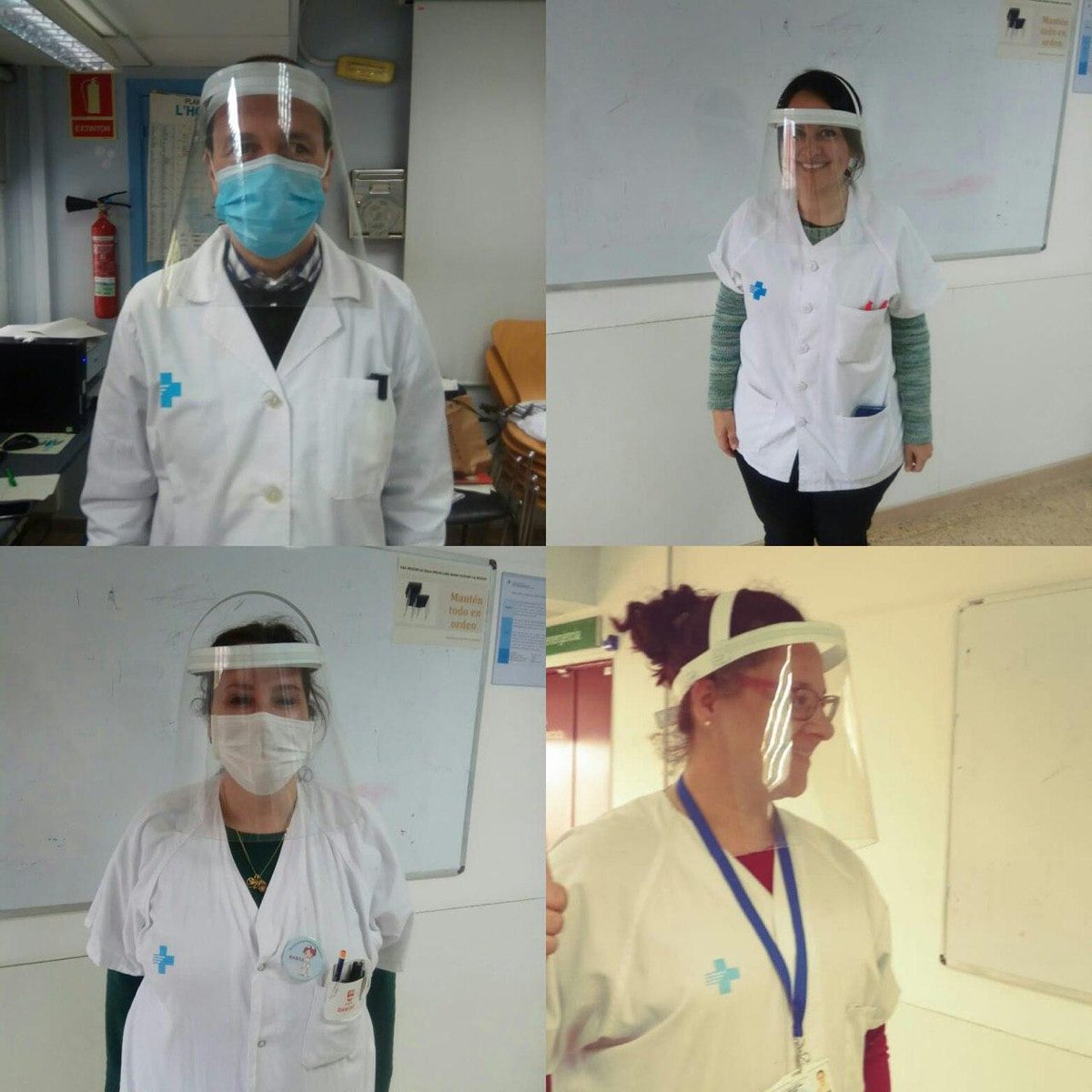 LibreGuard's tweet photo. #LibreGuard es una pantalla de protección para personal sanitario producida voluntariamente sin animo de lucro. Ha sido diseñada para poder producirse en grandes cantidades utilizando solamente cortadoras láser.

#YoMeQuedoEnCasa #coronavirus #COVID19 #Espana #StayAtHome https://t.co/VnNWKNPAEh