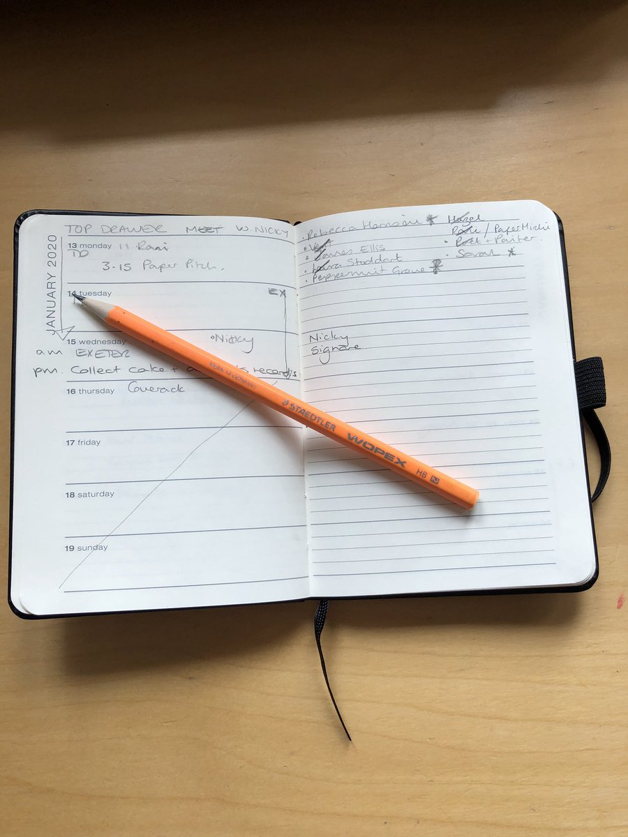 Today is National Pencil Day I always use pencil in my diary so I can change things, unfortunately it is coming in very useful at the moment but things will settle down and we can start to plan again.