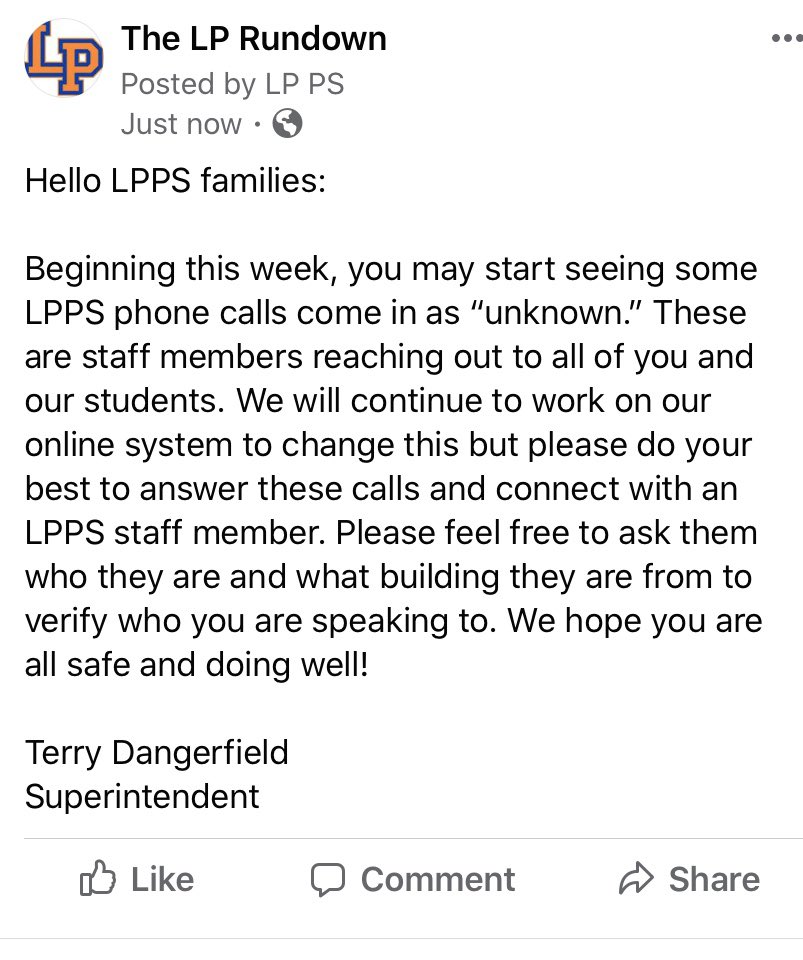 LP Public Schools tweet media
