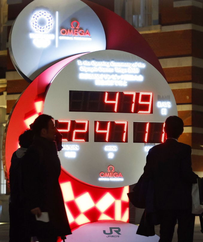 trilavier's tweet photo. It's back on! 
#Tokyo2020 479 days to go! https://t.co/UhKoN1aZP9
