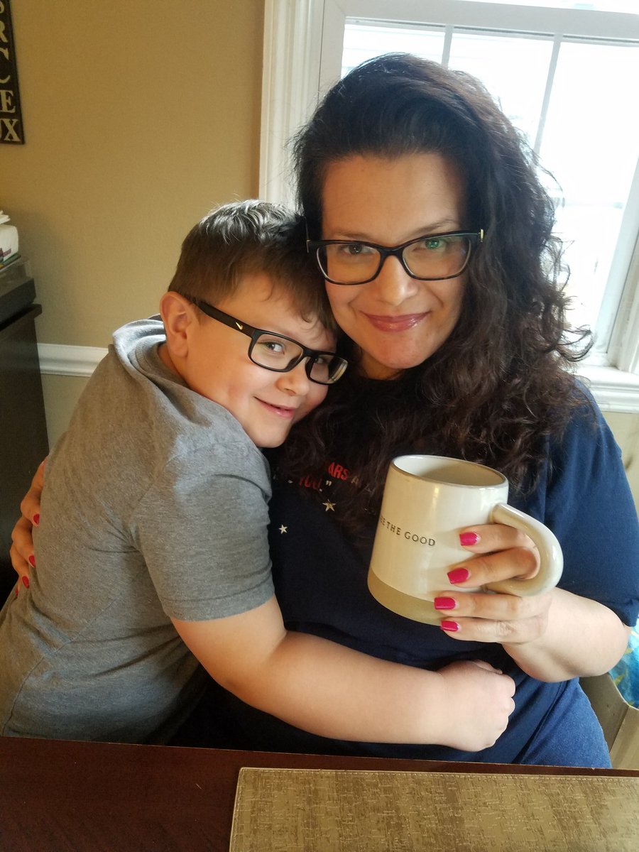 desiorlak's tweet photo. Me & my home teaching/learning partner on PJ day! #OwnitWHS #WarriorNation @WaldwickWHS #whsspiritweek https://t.co/tI3RdIO5lH