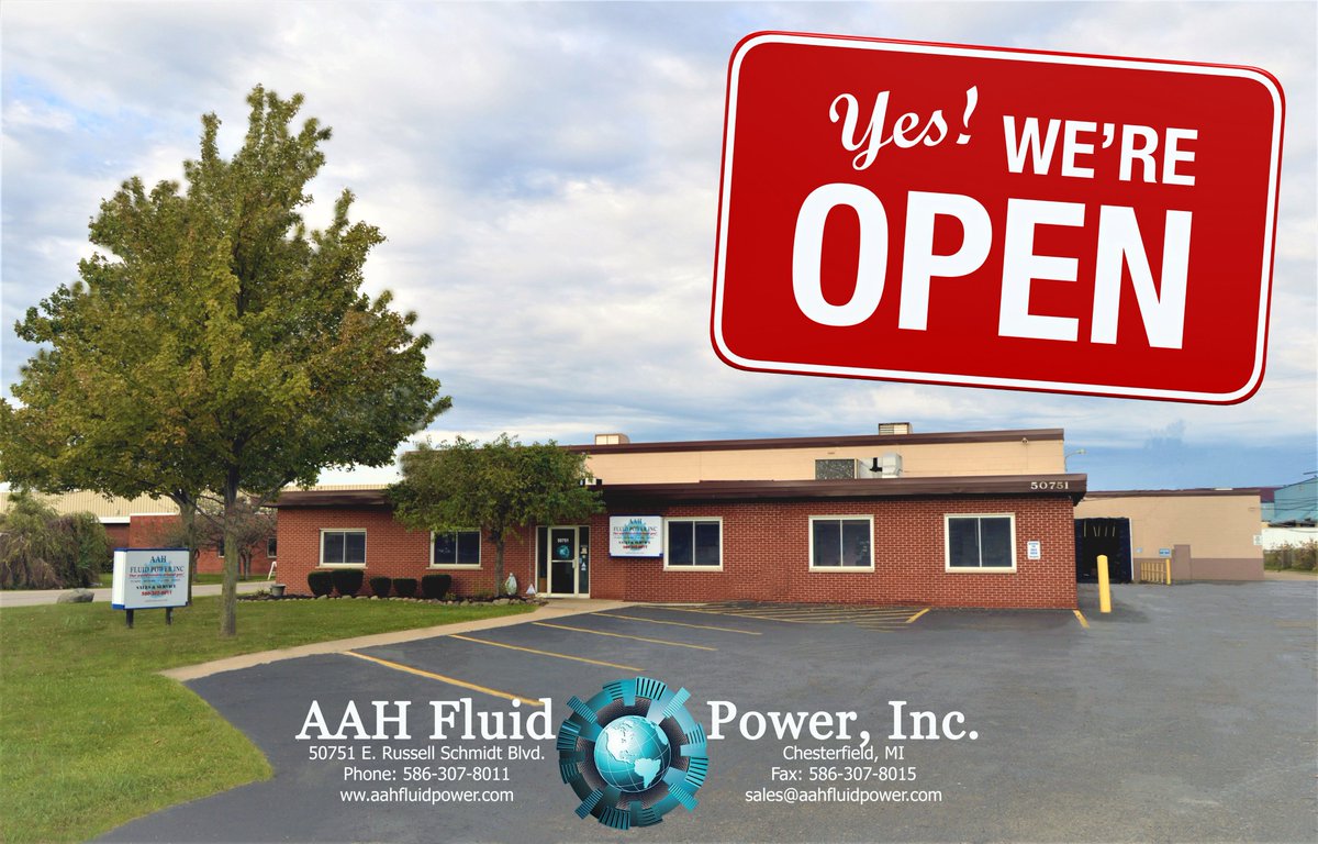 aahfluidpower's tweet photo. https://t.co/VPyc31jX7t

#AAHFluidPower #OurWorldRevolvesAroundYou #hydraulicsystems #fluidpower #hydraulics #rexroth #pumps #valves #motors #denison #oilandgas #hydraulicpumps #oilgear #charlynn #vickers #hydraulicvalverepair #hydraulicpumprepair #coronavirus #covid19 https://t.co/mxbbePhFyR