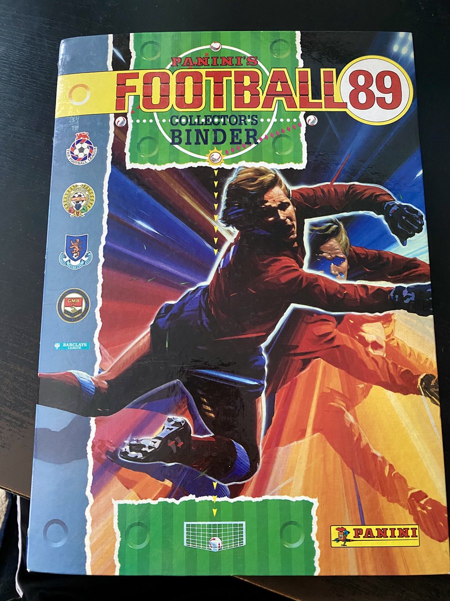 Football'89 in full then, and yes that is the limited edition collector's binder.I maintain this is the best designed album Panini ever put together, the artwork is superb.