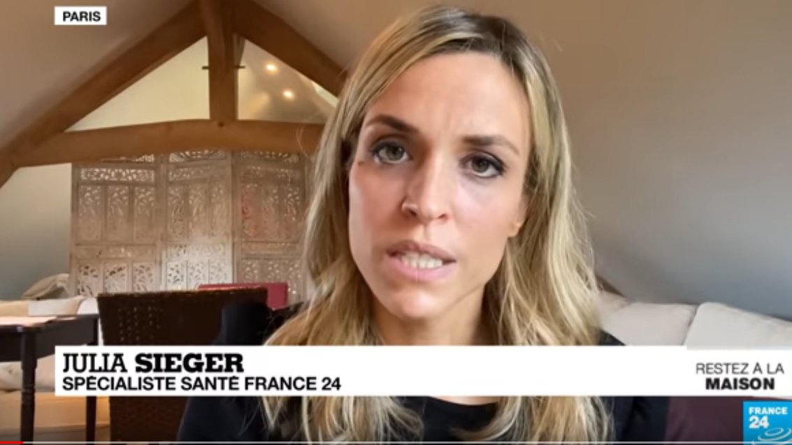 citoyenrandom's tweet photo. @FRANCE24 @France24_fr nous présente Julia Sieger comme spécialiste santé . Elle est tout simplement présentatrice  #France24 et n a aucun cursus dans le milieu médical. Stop manipulation. #CSA cc @csaudiovisuel @juliasieger #RT #deontologie #chartemunich #UPR https://t.co/pxRflDnd8B