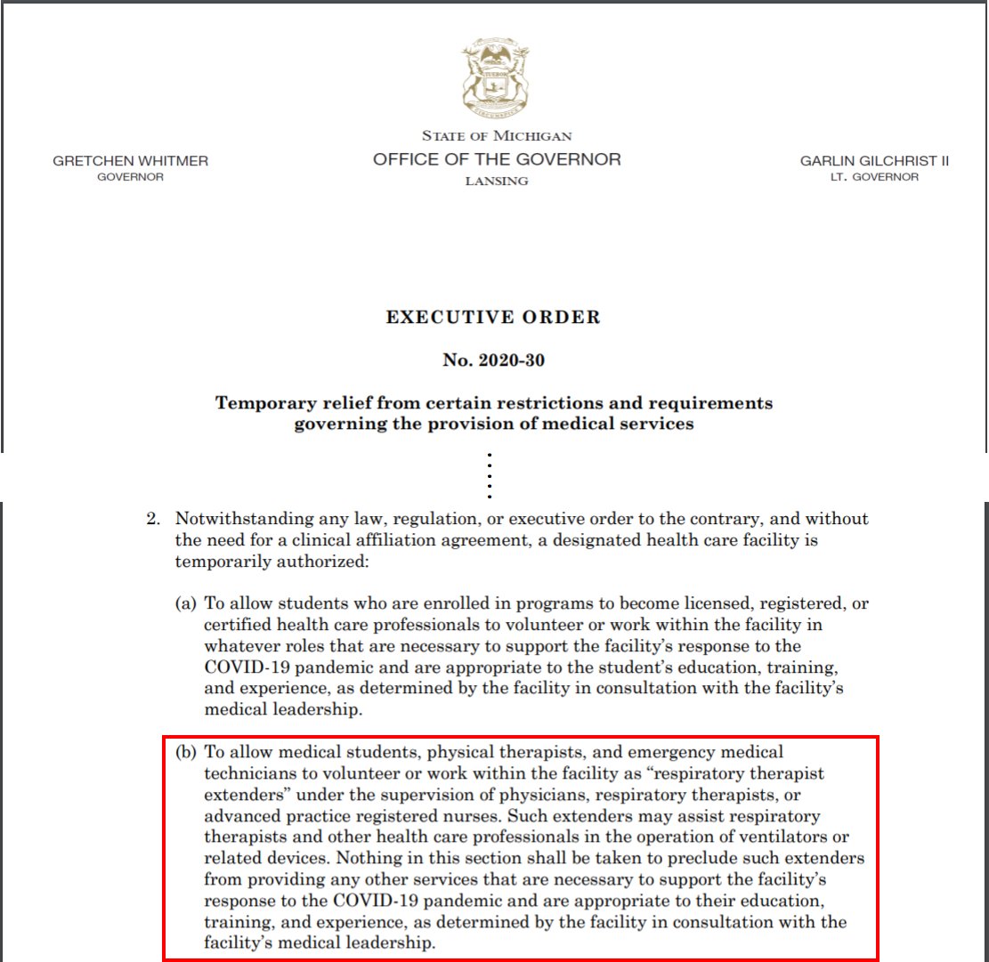 JackieKercheval's tweet photo. The moment when "that woman in Michigan" (the awesome @GovWhitmer) signs an executive order authorizing your team's project... @iwashyna , @Tom_B_Hester , @JuliaCartwright , Kevin Karlic, Dom DiGiovine https://t.co/zgYuVLB3Zb