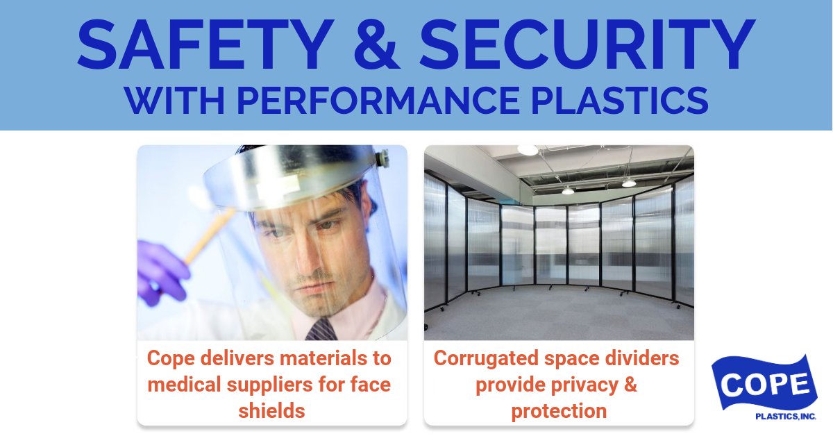 CopePlastics's tweet photo. Triage facilities are quickly employing plastics in unique ways—as short-term signage, room dividers, and safety shields. #covid19 #stopthespread 
https://t.co/3yKarYhEzF https://t.co/DxnzYitSka
