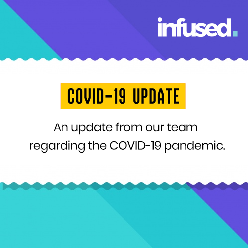 InfusedM's tweet photo. Our team continue to be fully operational during the COVID-19 pandemic and are working remotely as per government guidelines. We are continuing to support our clients and are available for new enquiries. 

To speak to our team call 01254 447050 / email hello@infusedmedia.co.uk 😊 https://t.co/vFM9URmOmS