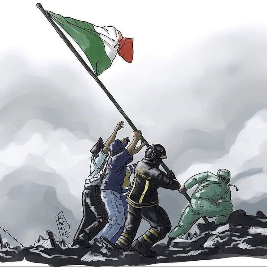 L’Italia si rialzerà!!! Forza e coraggio da ITALIAishere 🟢⚪️🔴 #forza #coraggio #covid_19 #covid19italia #iorestoacasa italiaishere.com