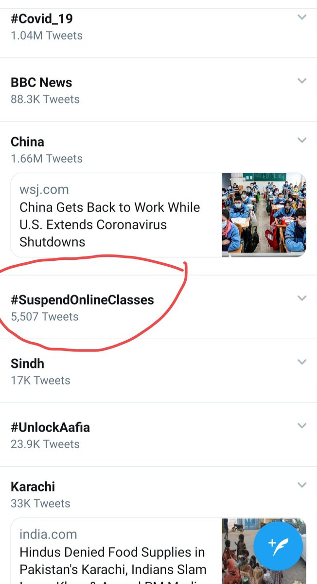 HasanBalouch12's tweet photo. We are Trending,  put more efforts,  Twitter,  #SuspendOnlineClasses https://t.co/2HI2HeywYT