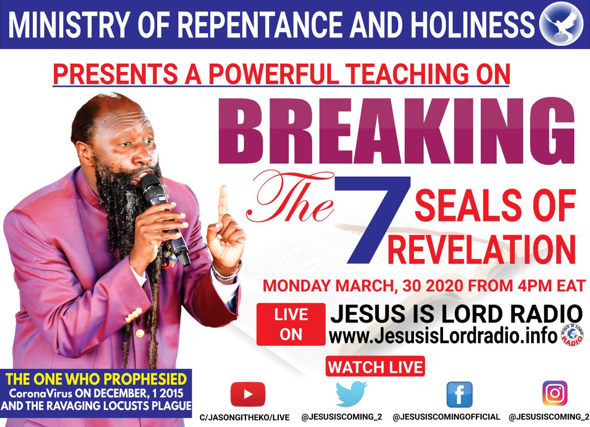 HoraceOchieng2's tweet photo. Listening to the Deep Revelations now more than a week, you draw one conclusion that #HeavenIsCalling  Tune in now. Live now! https://t.co/eF0RjEClgM