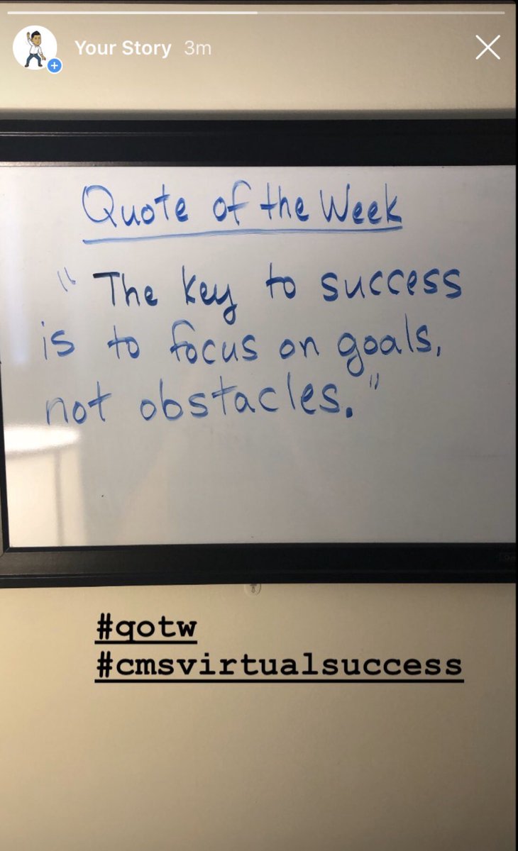 Happy Monday! Make it a good week. Follow me on instagram <a href="/CMS_MathSantos/">Math Santos</a> #cmsvirtualsuccess