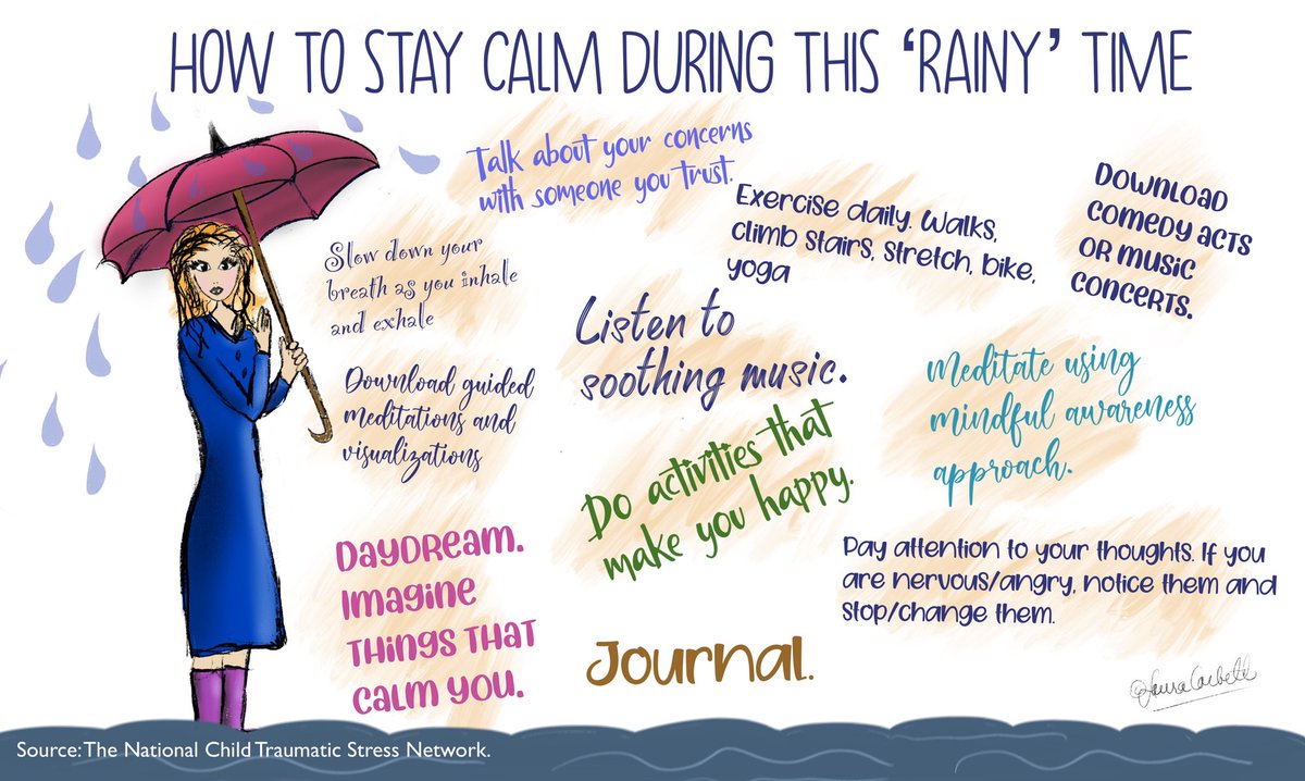 TIPS for getting through #CoronavirusOutbreak. 

#graphicdesign #freelance #creative #MondayMotivation 
<a href="/nctsn/">National Child Traumatic Stress Network</a> <a href="/RespectYourself/">Respect Yourself</a>