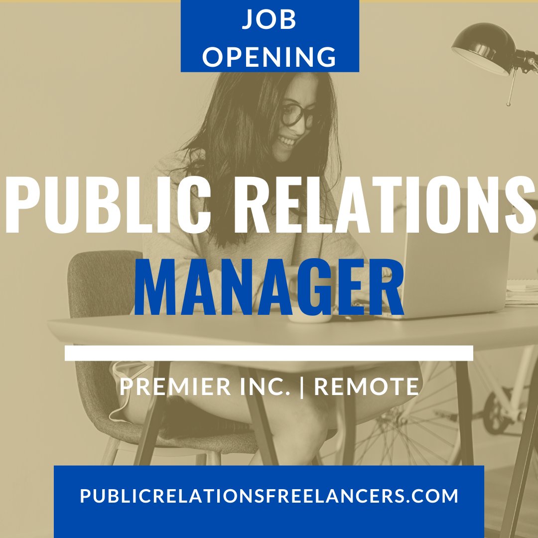 PRFreelancers's tweet photo. Make sure to check out our new listings!! #PublicRelations #PR #socialmedia #publicrelationsjobs #freelance #remotejobs #prjobs #socialmediajobs https://t.co/LcV0NXzZxD