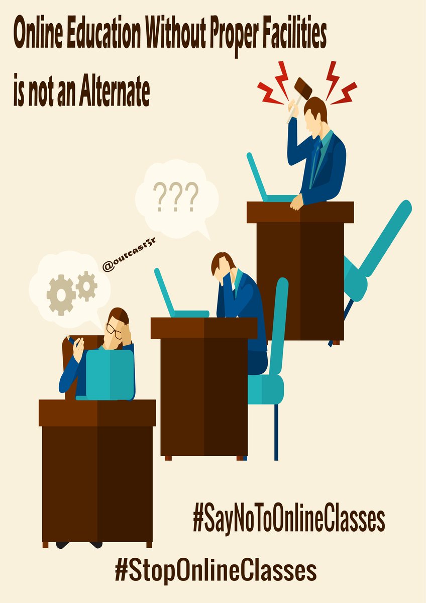 Outcaster13's tweet image. #SuspendOnlineClasses
#StopOnlineClasses