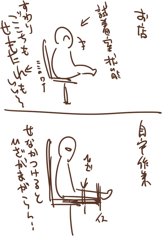 背ひくいひとのあるある 