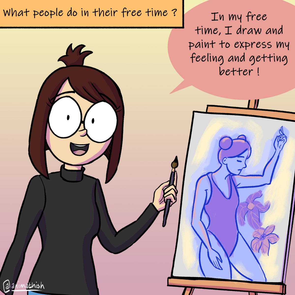 ani_mathish's tweet photo. AnimaComix #4 : I want to break free... I feel like I'm doing crap sometimes... but i know it's because I have no motivation....
(i've changed the name and i forgot to post the next ones ^^' )
#comicstrip #animation3d #relaxing #freetime #job #workout #socialife #art https://t.co/fiU79EFlcM