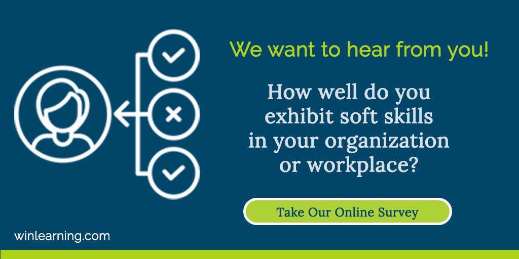 We're doing a quick survey on the value of soft skills in your work day... Please take a minute to help us out and share/retweet... buff.ly/2JaERjE