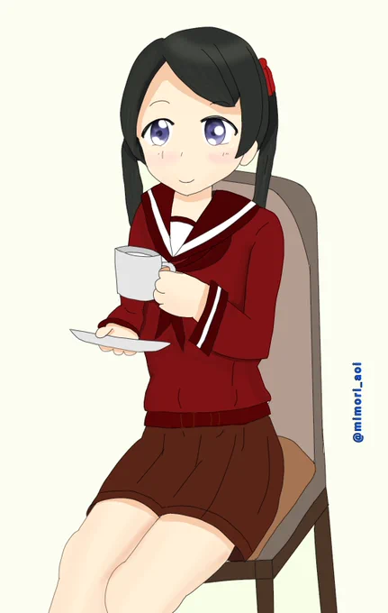 くまりんこ。
1月に初めて挑戦したワンドロで描いたのも三隈さんでしたので、それと同じ三隈さんを描いてみました。
ちょっと時間オーバーでしましたが、今回は色まで付けることができました。

#艦これ版深夜の真剣お絵描き60分一本勝負  
#艦これ版真剣お絵描き60分一本勝負_20200330 