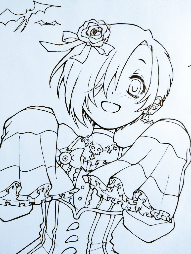 #今日の小梅ちゃん
いずれ着色をしたい…… 