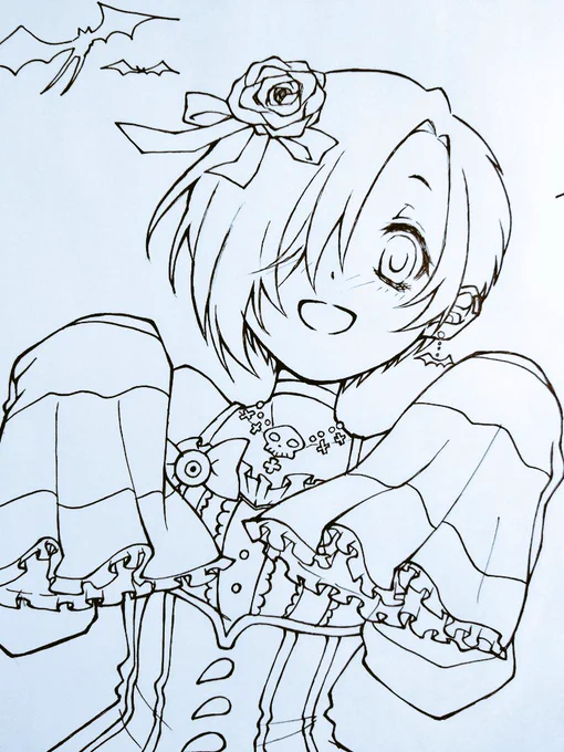 #今日の小梅ちゃん
いずれ着色をしたい…… 