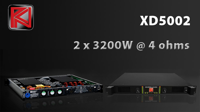 BlueAran's tweet photo. Optimised for low impedance operation, the PKN XD5002 can deliver up to 3200W per channel into 2 ohm loads. 1U Rack height and weighs under 10kg, ideal for touring applications.

You can find more details and specification on 
https://t.co/JK3ZUvrKWg https://t.co/4YPpn8VOn8