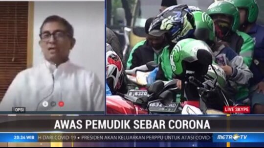 #OPSIMetroTV "Kita tidak menghadapi ekonomi saja, krisis ini juga ada virus. Sehingga mencegah bgmn org tidak berkerumun. Bgmn mekanismenya, sementara kita melarang org berkerumun tetapi kita membuat bantuan sosial yg membuat org berkerumun." Agus Pambagio #AwasPemudikSebarCorona