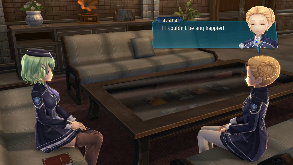 So far these two are my favorite school NPCs. Not impressed with the dudes except that dude who likes trains.   #TrailsofColdSteelIII