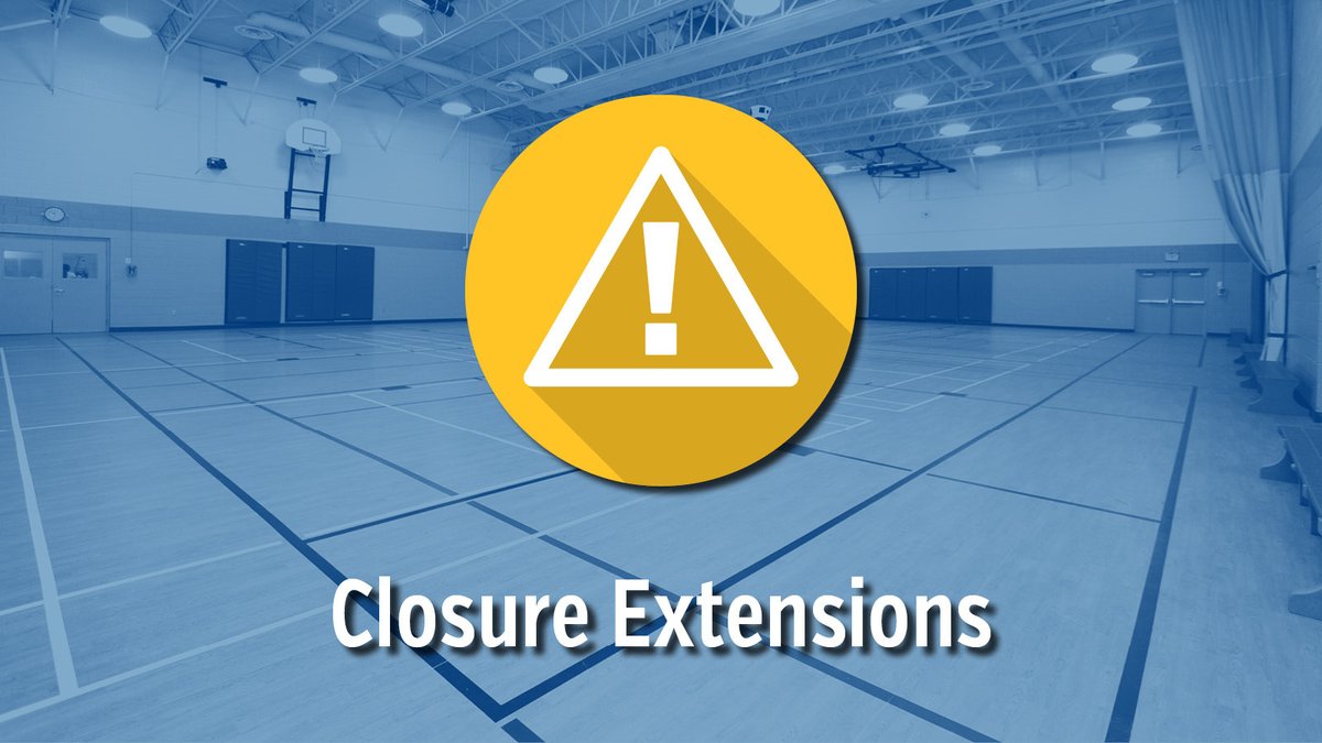 Due to the ongoing threat of #COVID19, the City of Burlington has made the decision to suspend all city-run spring programs and extend the closure of all recreation facilities, parks, playgrounds, sports fields and city administration facilities through to the end of June.
