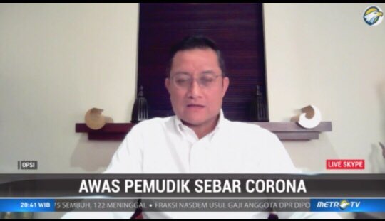 #OPSIMetroTV "Tentunya pemerintah pusat harus menghitung dgn cermat dampak dari kebijakan atau keputusan yg kami buat. Ini saat yg sangat penting sehingga kami tak ingin ambil keputusan yg ternyata implementasinya berantakan di lapangan." Juliari Batubara #AwasPemudikSebarCorona