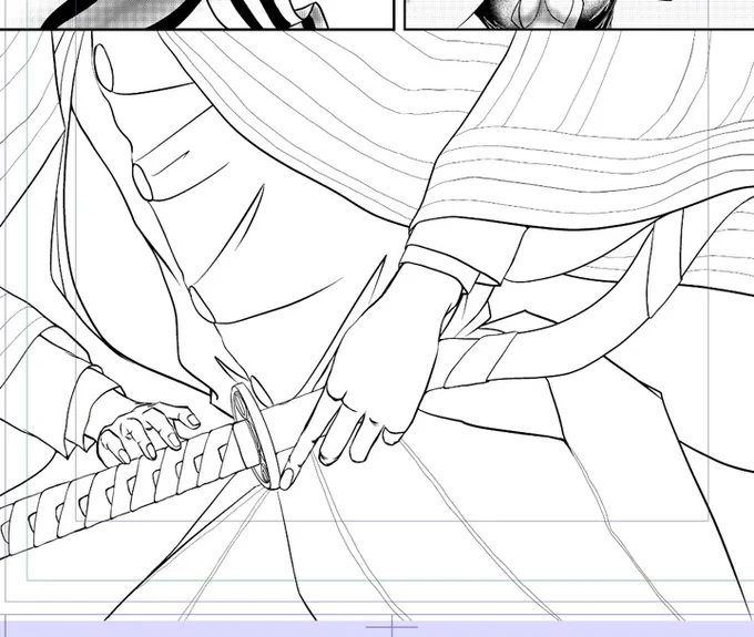 毎回こんな手が描けると良いのだけど? 