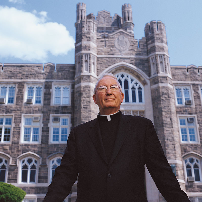 FordhamNYC's tweet image. Rams, sad news to share. Reverend Joseph A. O'Hare, S.J., the 31st President of Fordham University, died peacefully in his room at Murray-Weigel Hall on March 29. Once the present health crisis has passed, a Memorial Mass for him will be celebrated in the University Church.