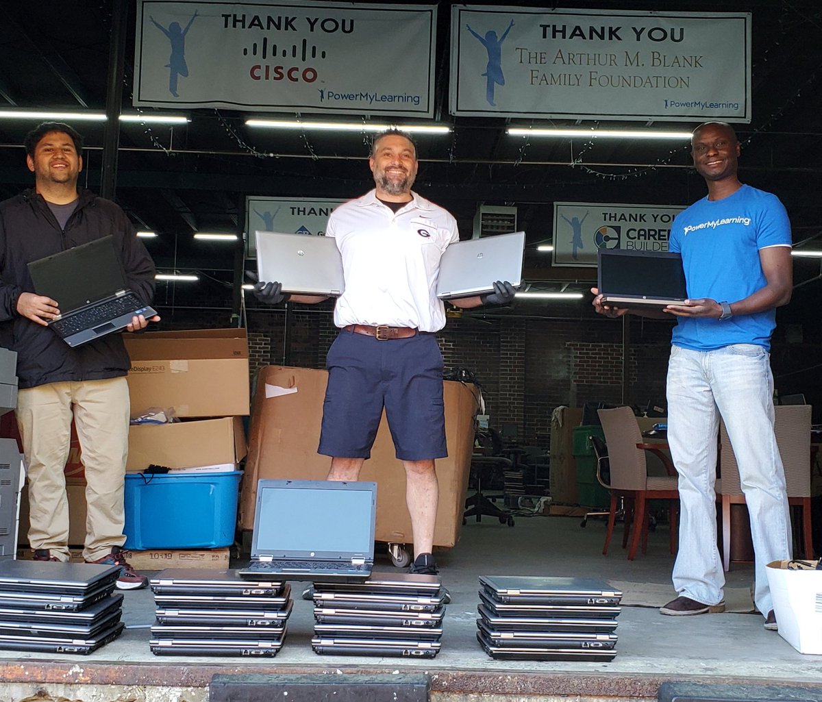 CHSVision's tweet photo. Big Thx to new @CHSVision #CBA Partners @PowerMyLearning for supporting @Chssparta by donating 25 laptops for students & families in our #SpartanStrong TRIBE.
@ch_sprincipal @CobbSchools #Atlanta
#Powermylearning #Powerthrough https://t.co/cOJpmfTo46