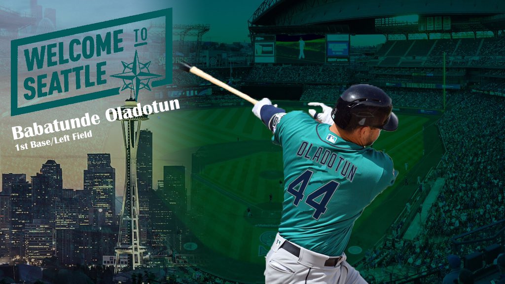 MLRMariners's tweet photo. 🚨🚨🚨

Offseason signing #3:

1st baseman/Left fielder Babatunde Oladotun! 
@BigBabyBaba https://t.co/auq6dRgU29