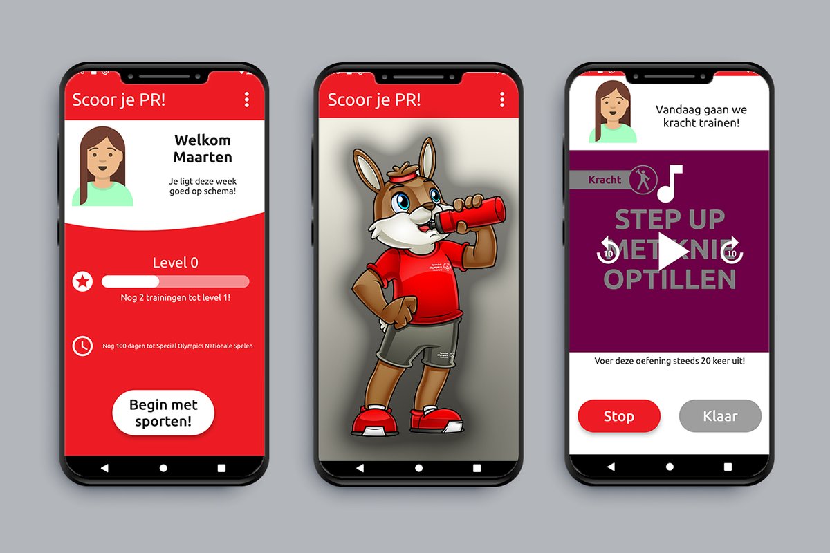 💯 Eindelijk 🇱 ℹ️ 🇻 🇪 de Scoor je PR! app 📱 Sporters met een verstandelijke beperking leren op een simpele manier thuis 🏠 hun fitheid 💪 en gezondheid 🍏 te verbeteren! Onder begeleiding van hun coach 👍 Check ➡️ bit.ly/scoor_je_pr