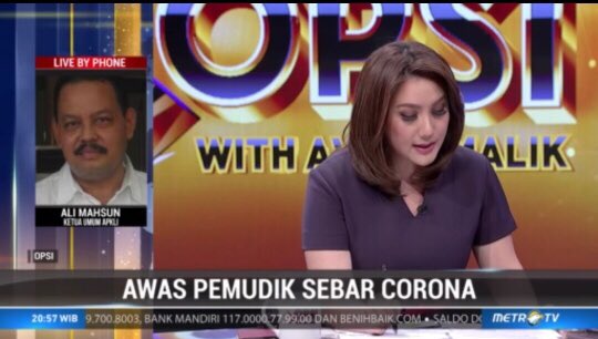 #OPSIMetroTV "Oleh karena itu saya mohon kepada Presiden untuk hadir melindungi, satu keselamatan jiwa rakyat, kedua kebutuhan pokok rakyat, ketiga ekonomi rakyat, harus ada insentif-insentif dan beban daya beli msyarakat diperingan." Ali Mahsun #AwasPemudikSebarCorona.
