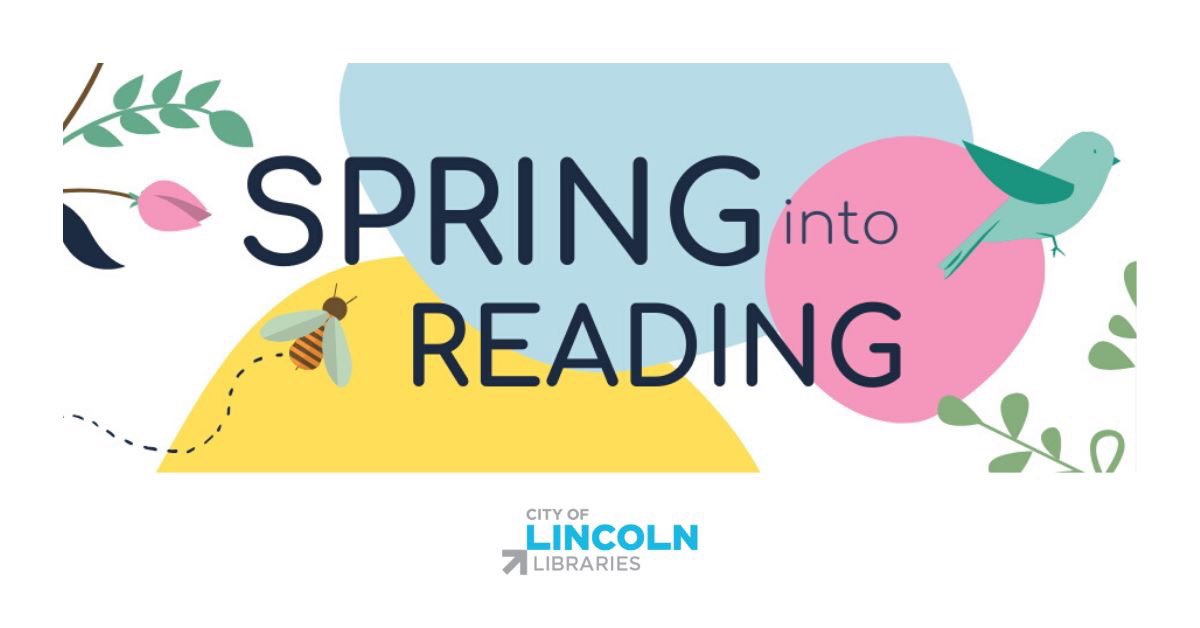LNKLibraries's tweet photo. Keep everyone healthy, happy and busy.
Join the #LNKLibraries Spring into Reading Challenge! Log your reading time, take part in activities and earn tickets towards prize packages of your choice! Learn more at https://t.co/5npGYn6l3E. https://t.co/12I9NLMomM
