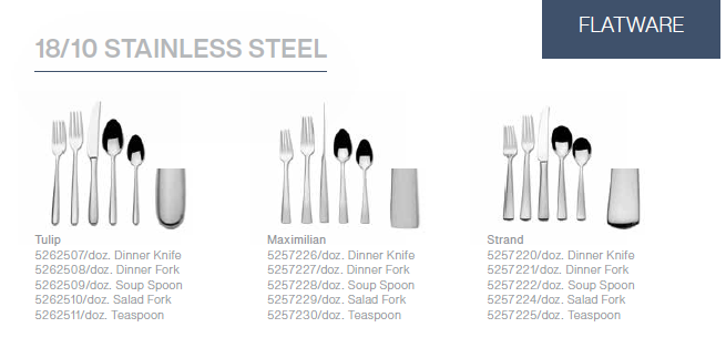 MksaHospitality's tweet photo. So many varieties of #topquality 18/10 #stainlesssteel #cutlery to choose from!
#thefreshfaceofhospitality

#tableware #trends #cutlery #dining #cuisine #tabletop #tablesetting #instafood #eater #ny #nyc #restaurantnews #hotelware #cheflife #chefseye https://t.co/PUoSJKThTJ
