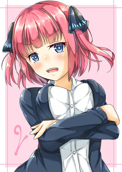 芳醇だしさんがTwitterに投稿した中野二乃(五等分の花嫁)のイラスト。