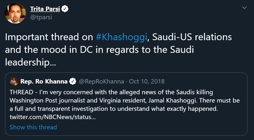 4)Reminder:Iran apologists/lobbyists constantly used the Khashoggi case to launch a frenzy.