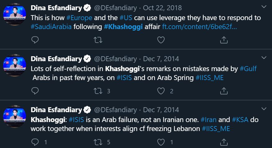 4)Reminder:Iran apologists/lobbyists constantly used the Khashoggi case to launch a frenzy.