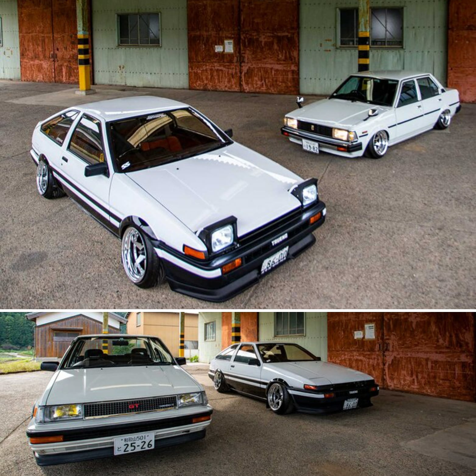 Undercover Imports No Twitter Behind The Scenes Look At These Two Old School Corolla Builds Superstreet Ae86 Crorolla Trueno Amp Ae70 Corolla Sedan Complete With Custom Airbag Suspension T Co Adrrc5atb5 Jdm