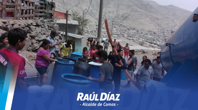 rauldiaz2018's tweet photo. Nuestro compromiso con nuestros vecinos del Distrito en brindarle el liquido elemento de una manera gratuita y se viene realizando.
AAHH. Jazmines de Collique 5ta zona de Collique zonal 12.
No podemos mal informar.
@YoMeQuedoEnCasa @noticiAmerica @atv_noticias @atvmasnoticias https://t.co/I8PQBmdwhq