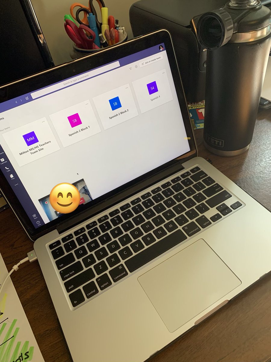 Señora and I cannot wait to see our kiddos today as we virtually meet via Microsoft TEAMS!