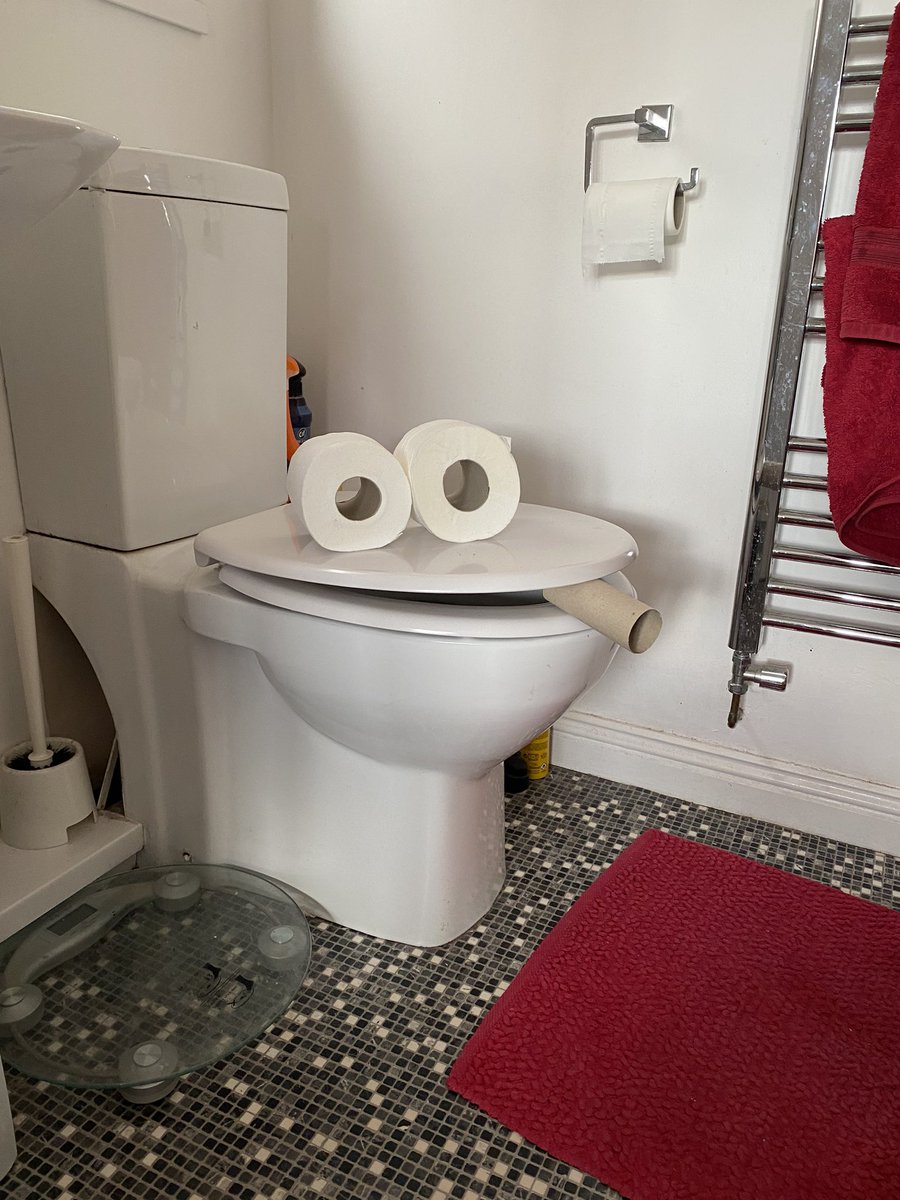 Day 7 of quarantine. The toilet started smoking