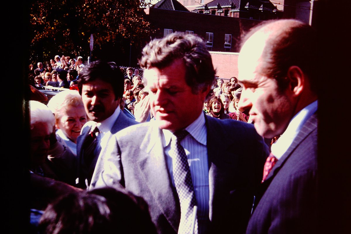 Some photos from the 1980 presidential campaign of Ted Kennedy.